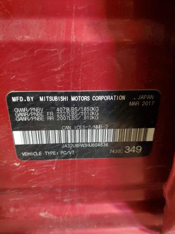 2017 MITSUBISHI LANCER GTS - JA32U8FW3HU604636