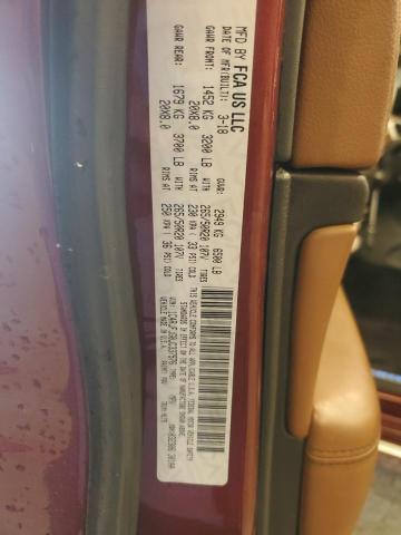 2018 JEEP GRAND CHER - 1C4RJFJG0JC337576