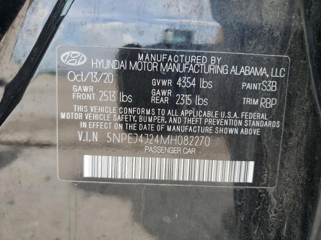 2021 Hyundai Sonata Sel Plus VIN: 5NPEJ4J24MH082270 Lot: 57390154