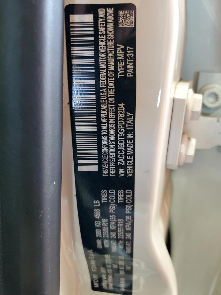 ZACCJBDT9GPD78204 2016 Jeep Renegade Limited