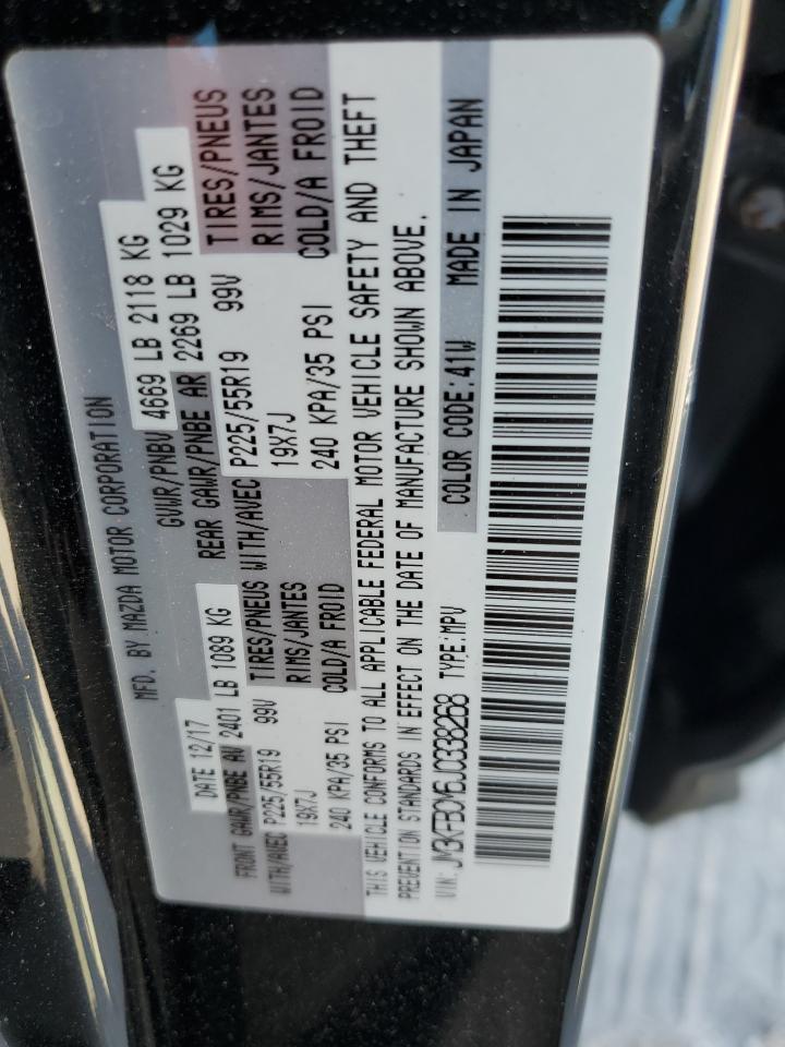 JM3KFBCM6J0338268 2018 Mazda Cx-5 Touring