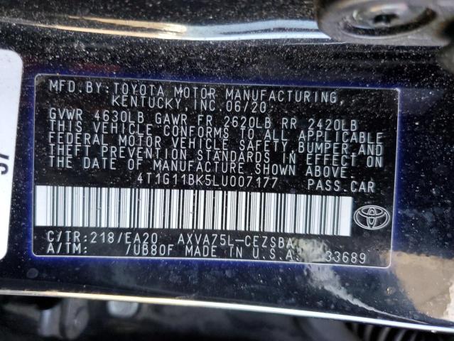 4T1G11BK5LU007177 Toyota Camry SE 12