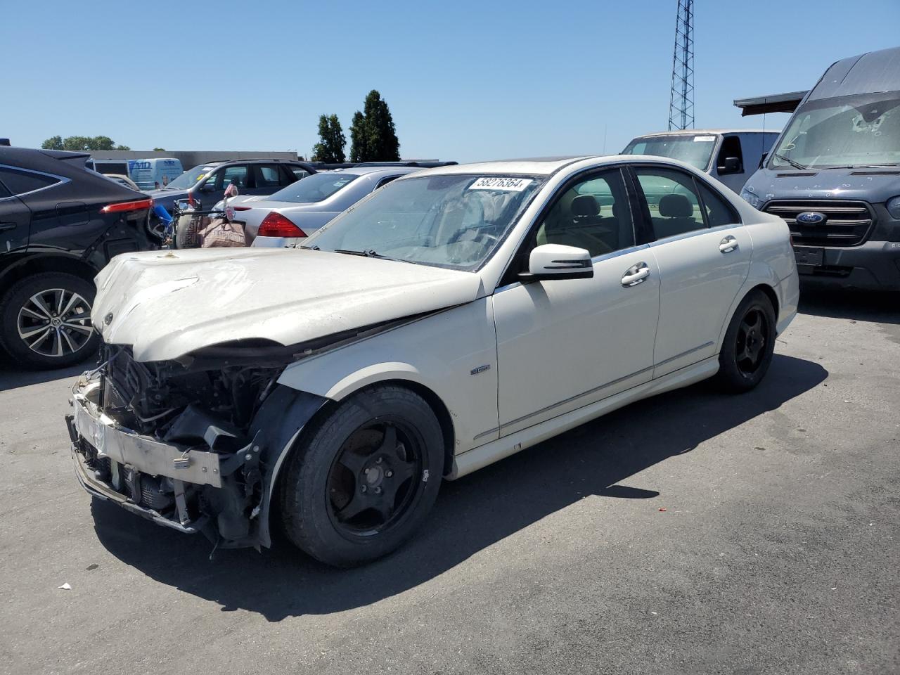 2012 Mercedes-Benz C 250 vin: WDDGF4HB7CA609990