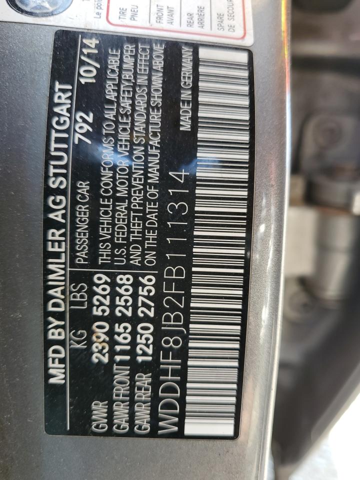 WDDHF8JB2FB111314 2015 Mercedes-Benz E 350 4Matic