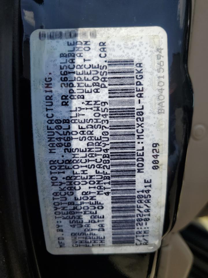 4T1BF28B4YU073459 2000 Toyota Avalon Xl