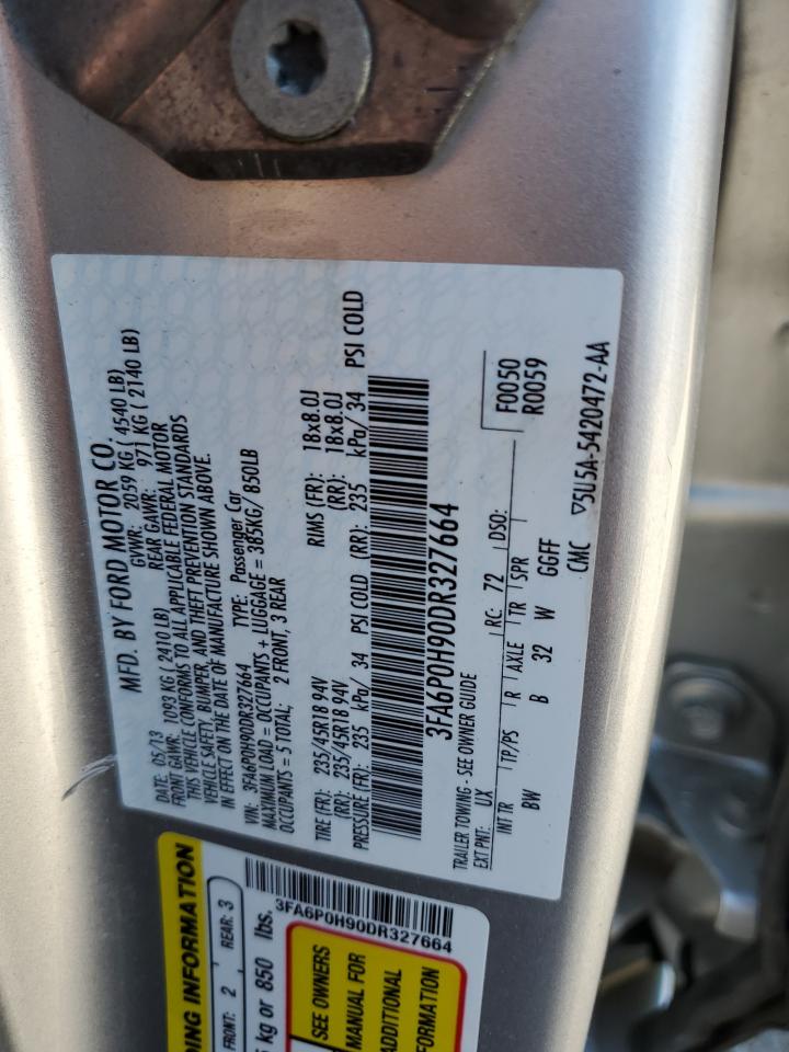 3FA6P0H90DR327664 2013 Ford Fusion Se