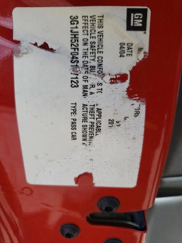 2004 Chevrolet Cavalier Ls Sport VIN: 3G1JH52F04S167123 Lot: 57876674