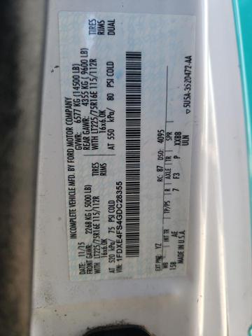 2016 Ford Econoline E450 Super Duty Cutaway Van VIN: 1FDXE4FS4GDC28355 Lot: 58428274