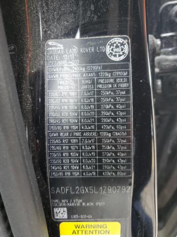 2020 JAGUAR E-PACE R-D - SADFL2GX5L1Z90792