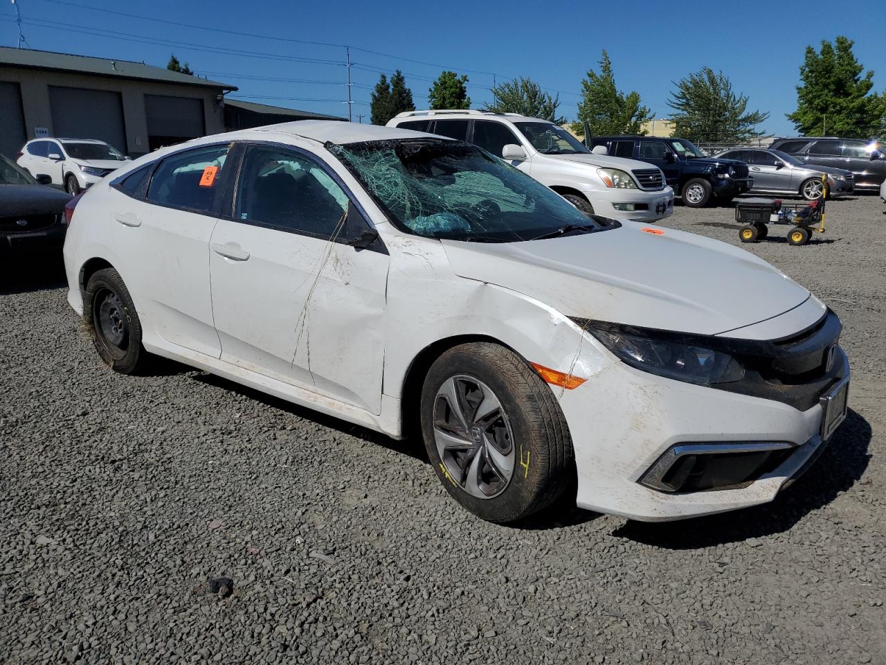 Lot #2986371210 2020 HONDA CIVIC LX