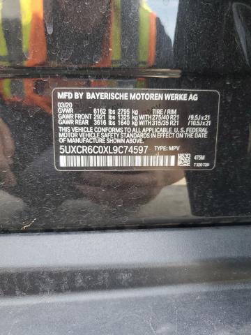 2020 BMW X5 xDrive40I VIN: 5UXCR6C0XL9C74597 Lot: 57493114
