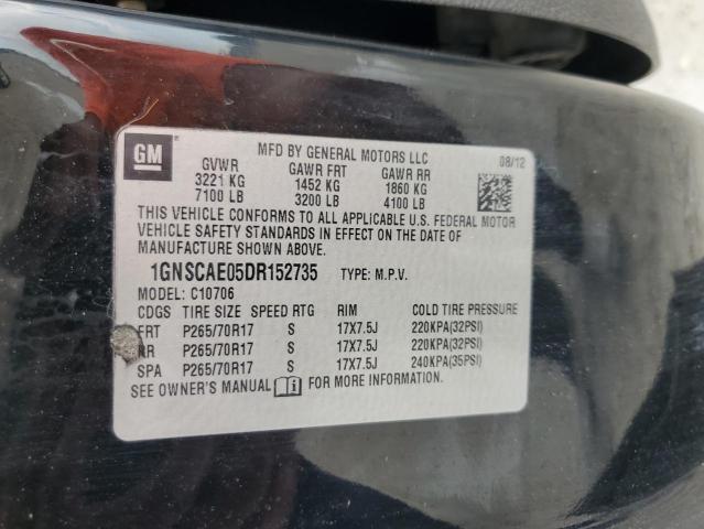 2013 Chevrolet Tahoe C1500 Ls VIN: 1GNSCAE05DR152735 Lot: 58229564