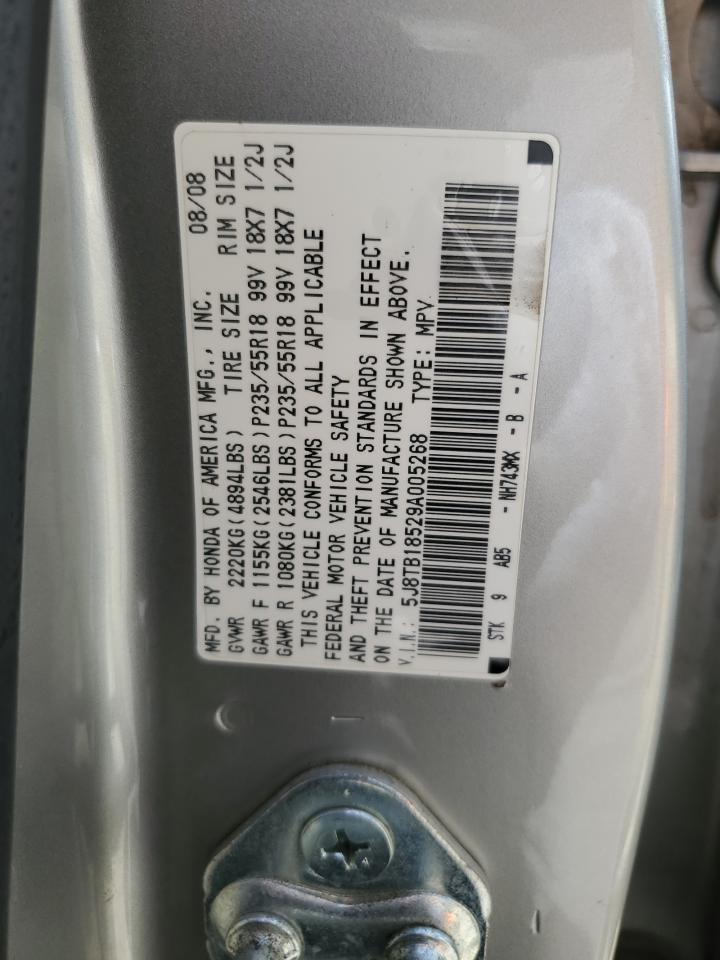 5J8TB18529A005268 2009 Acura Rdx Technology