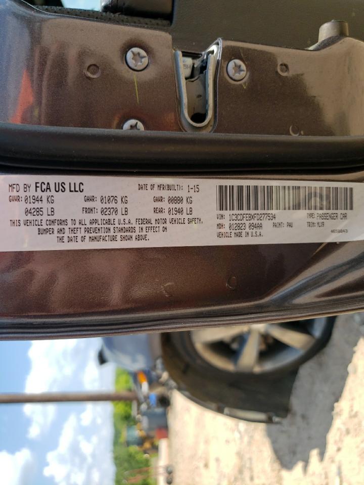 1C3CDFEBXFD277534 2015 Dodge Dart Gt