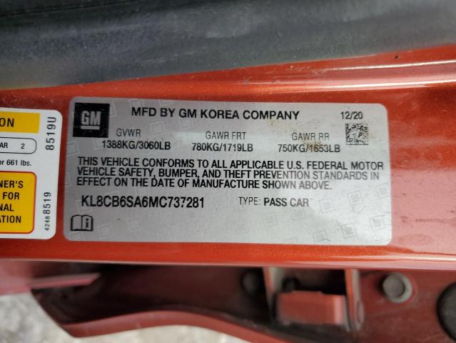 2021 CHEVROLET SPARK LS - KL8CB6SA6MC737281