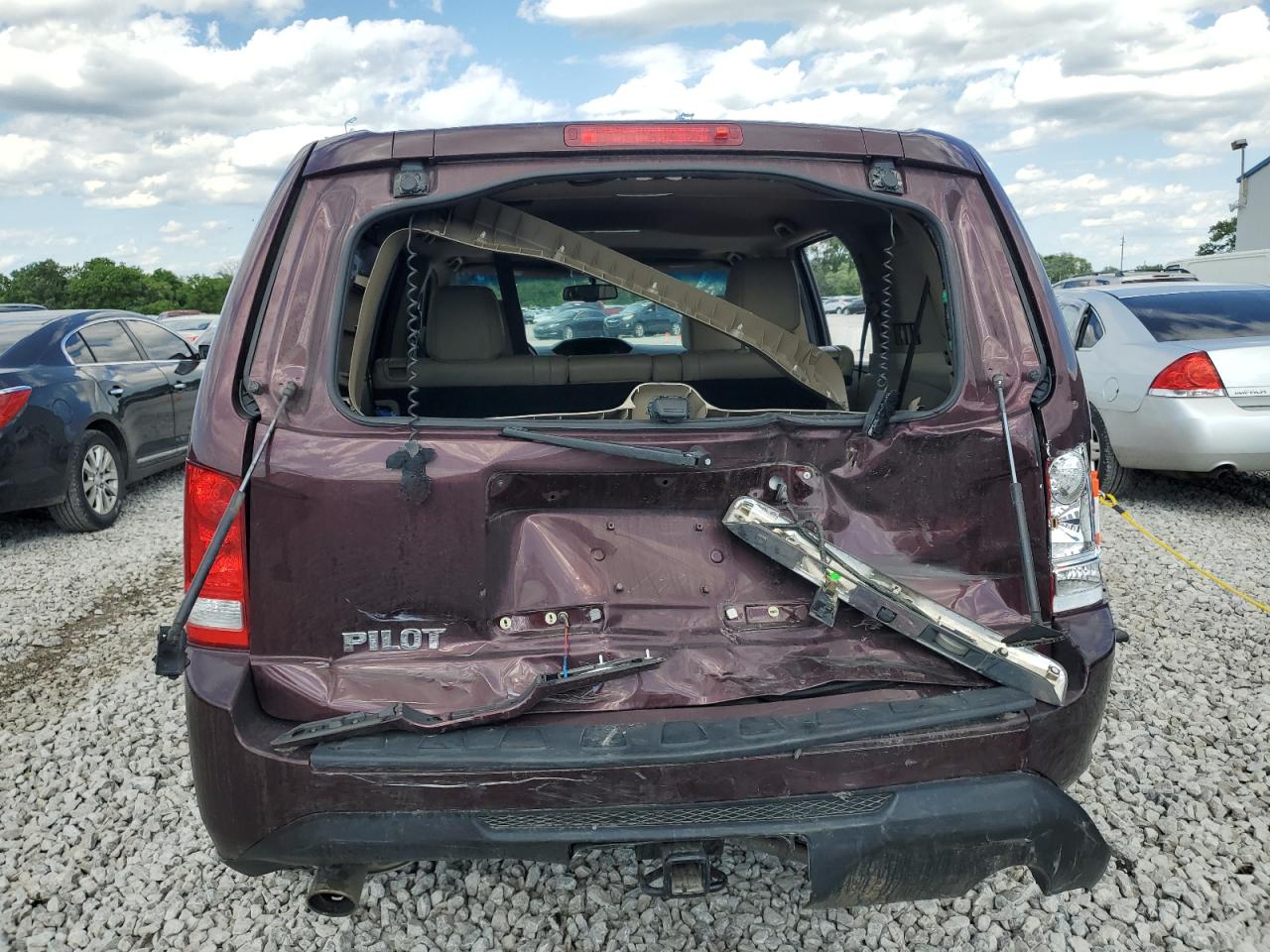 5FNYF3H70CB035969 2012 Honda Pilot Exln