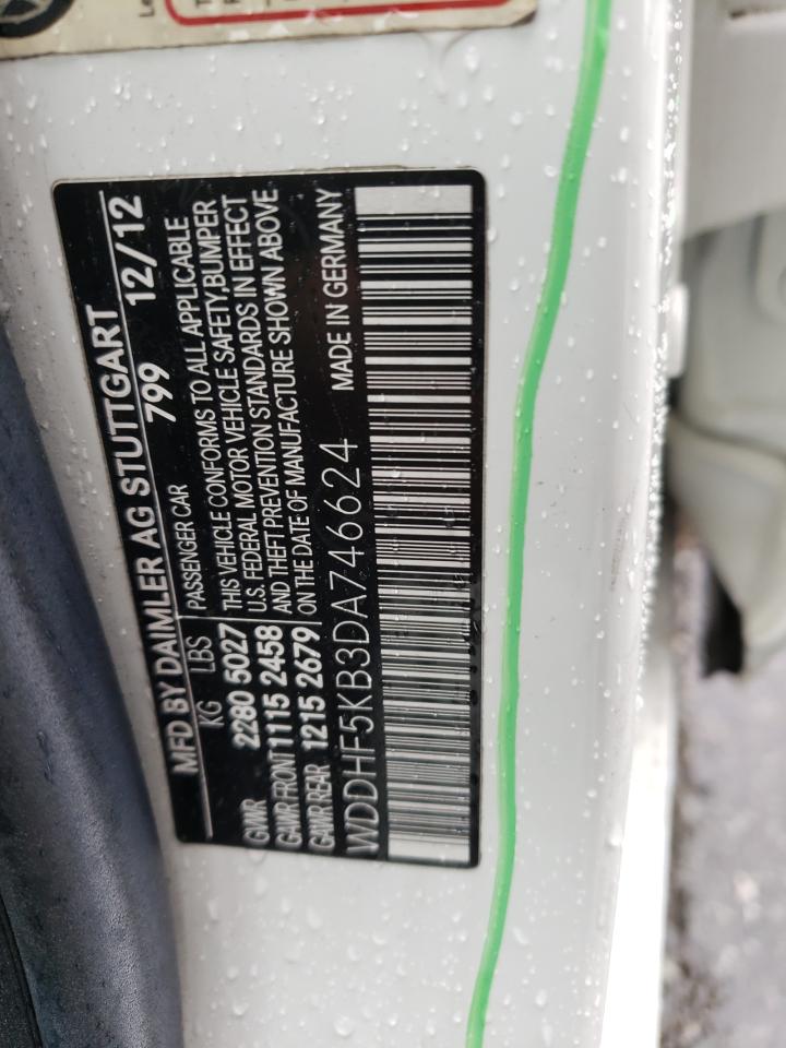 WDDHF5KB3DA746624 2013 Mercedes-Benz E 350