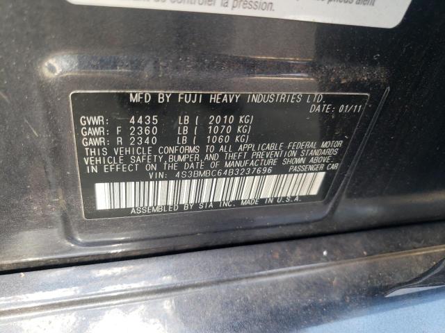 2011 Subaru Legacy 2.5I Premium VIN: 4S3BMBC64B3237696 Lot: 60587984