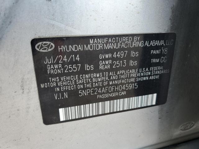 2015 HYUNDAI SONATA 4D - 5NPE24AF0FH045915