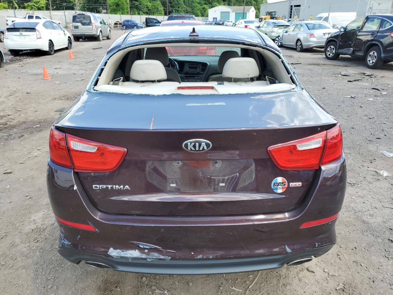 5XXGM4A75EG302864 2014 Kia Optima Lx