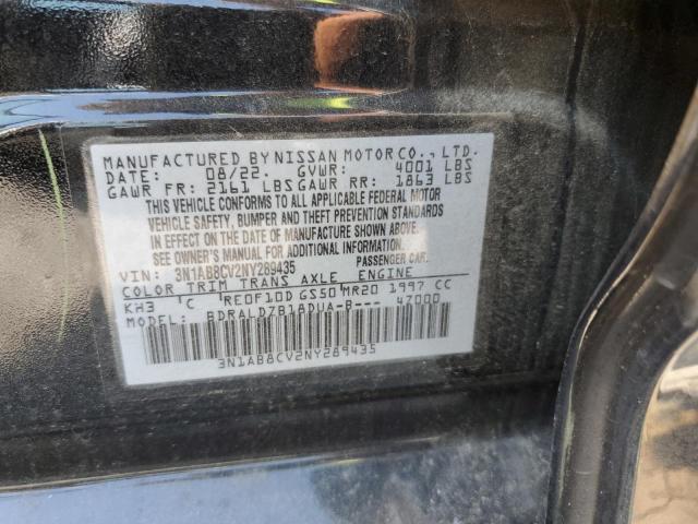 2022 Nissan Sentra Sv VIN: 3N1AB8CV2NY289435 Lot: 60304634