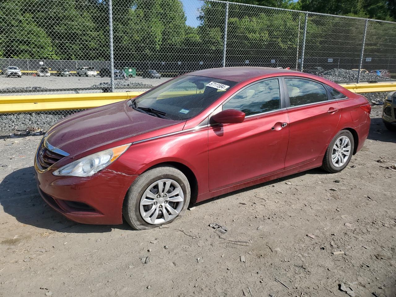 5NPEB4AC3CH352870 2012 Hyundai Sonata Gls