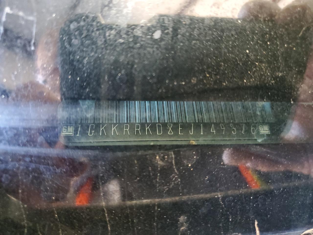 1GKKRRKD8EJ149376 2014 GMC Acadia Slt-1