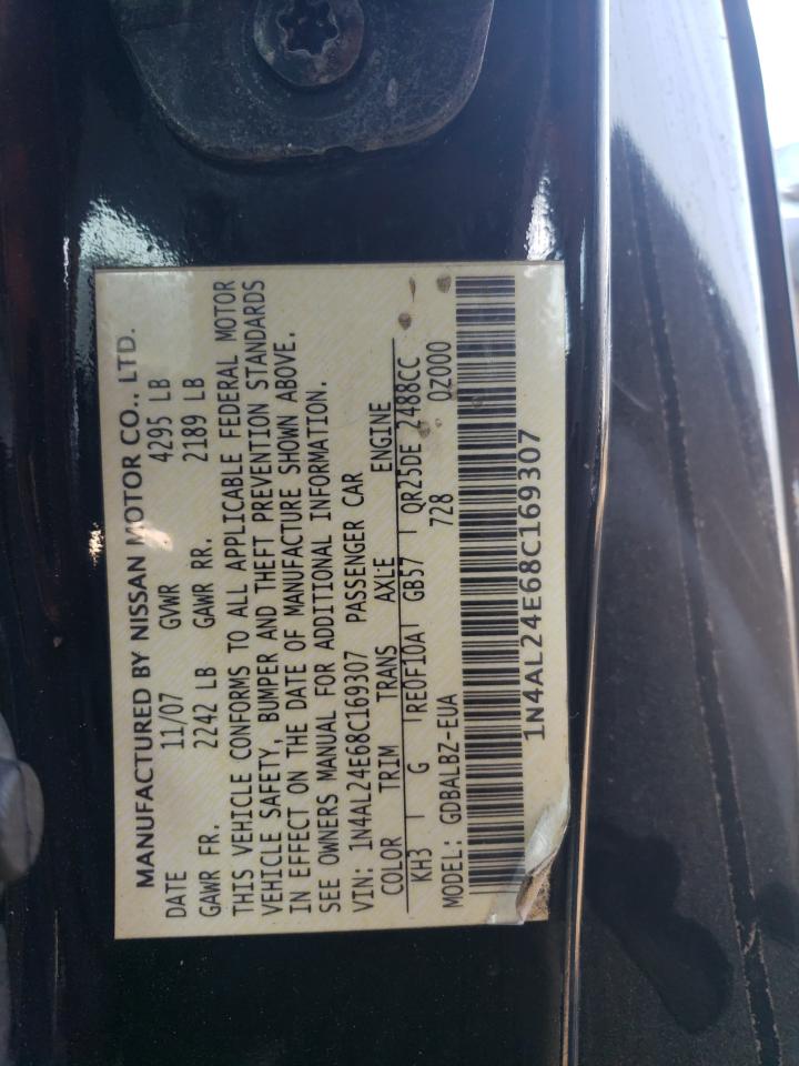 1N4AL24E68C169307 2008 Nissan Altima 2.5S