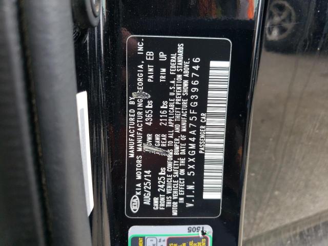 2015 Kia Optima Lx VIN: 5XXGM4A75FG396746 Lot: 59132824