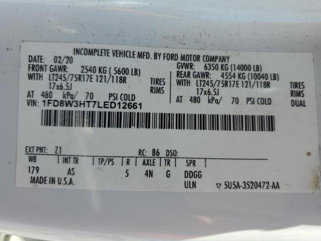 2020 FORD F350 SUPER - 1FD8W3HT7LED12661