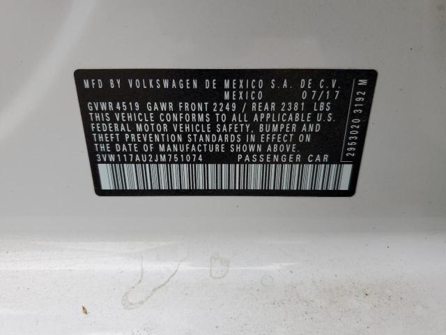 2018 VOLKSWAGEN GOLF SPORT - 3VW117AU2JM751074