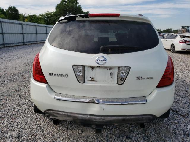 2006 Nissan Murano Sl VIN: JN8AZ08T76W424634 Lot: 58651034