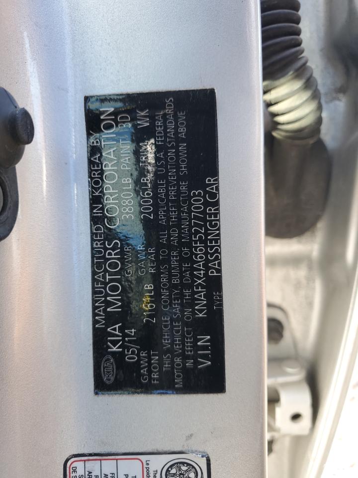 KNAFX4A66F5277003 2015 Kia Forte Lx