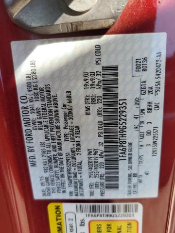 2016 Ford Mustang VIN: 1FA6P8TH9G5229351 Lot: 60411864