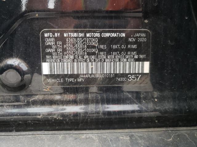 2021 Mitsubishi Outlander Sport Es VIN: JA4ARUAU9MU010151 Lot: 57097284