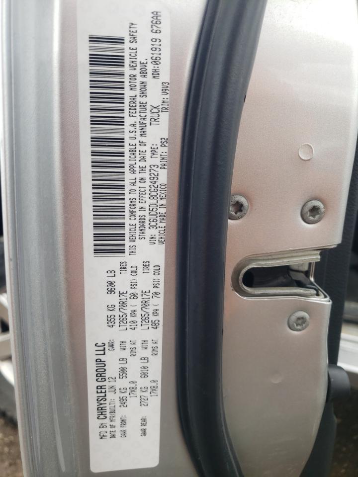 3C6UD5DL8CG249273 2012 Dodge Ram 2500 Slt