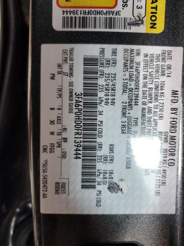 VIN 3FA6P0HD0FR139444 2015 Ford Fusion, SE no.12