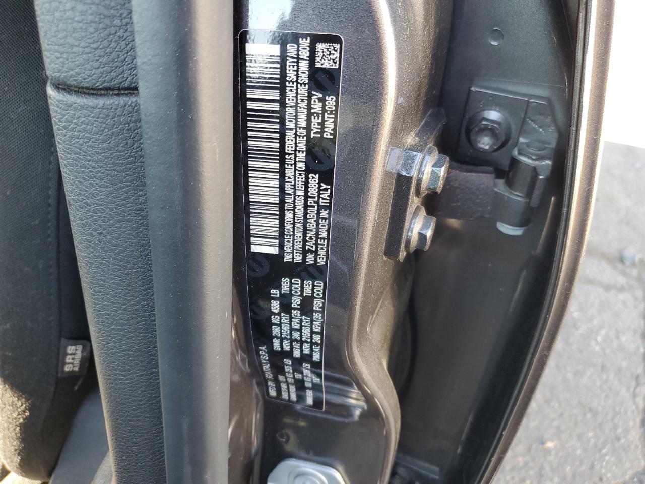 ZACNJBAB0LPL08862 2020 Jeep Renegade Sport