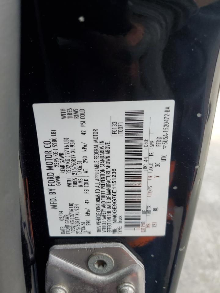 NM0GE9G76E1151236 2014 Ford Transit Connect Titanium