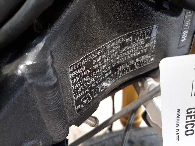 2012 BMW S 1000 RR - WB1053405CZL16780