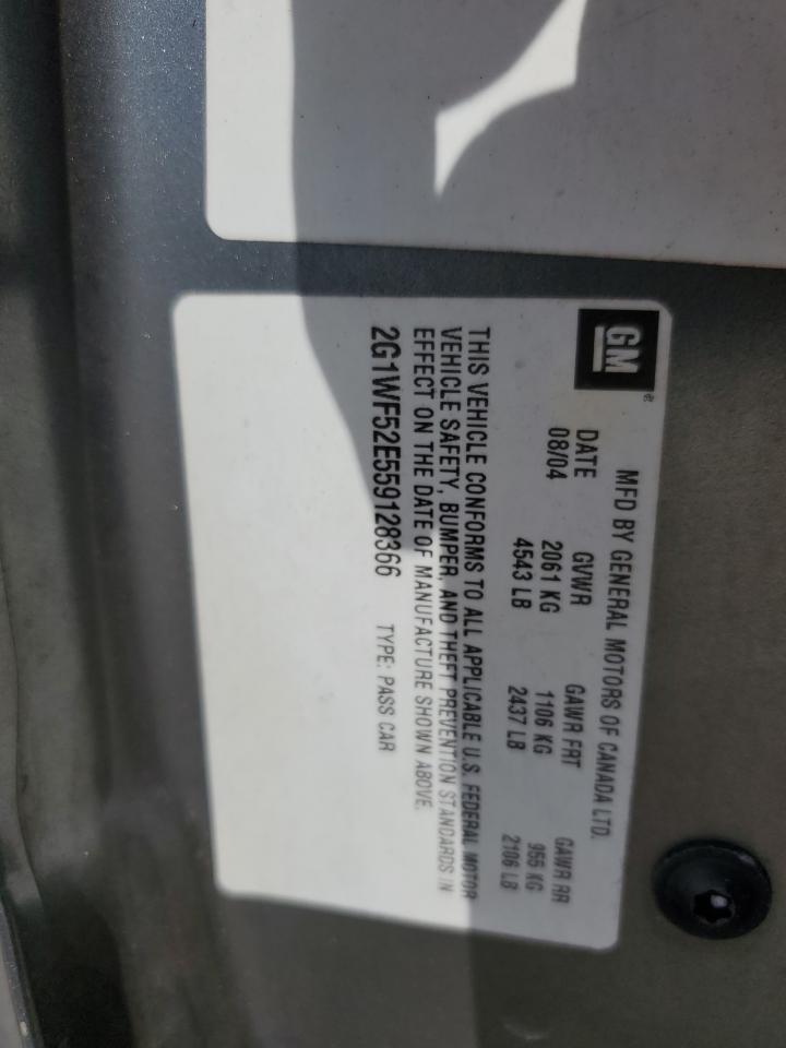 2G1WF52E559128366 2005 Chevrolet Impala