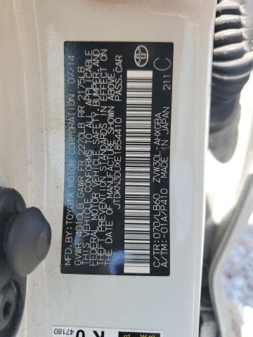 2014 Toyota Prius VIN: JTDKN3DUXE1854410 Lot: 59033374