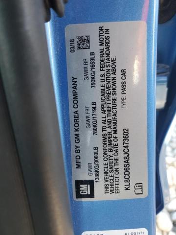 2018 CHEVROLET SPARK 1LT - KL8CD6SA8JC473602