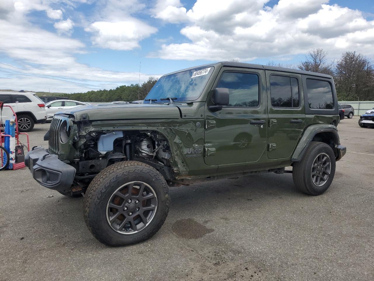 2021 Jeep Wrangler Unlimited Sport vin: 1C4HJXDN2MW590784