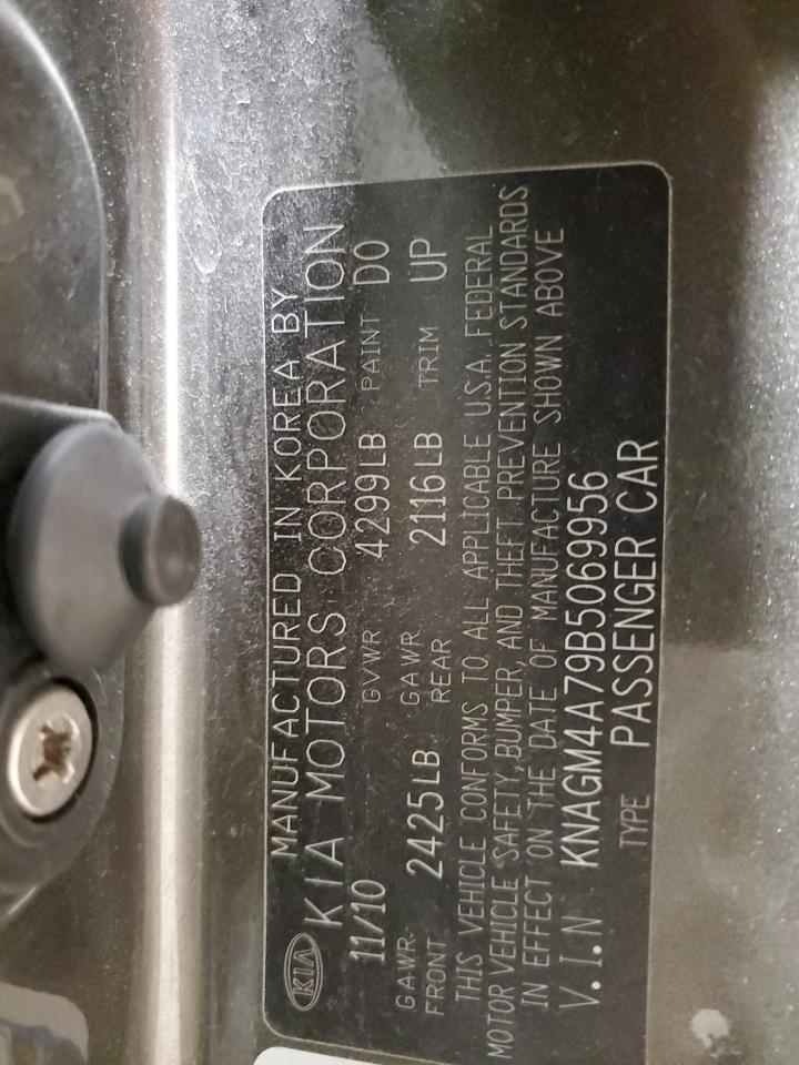 KNAGM4A79B5069956 2011 Kia Optima Lx