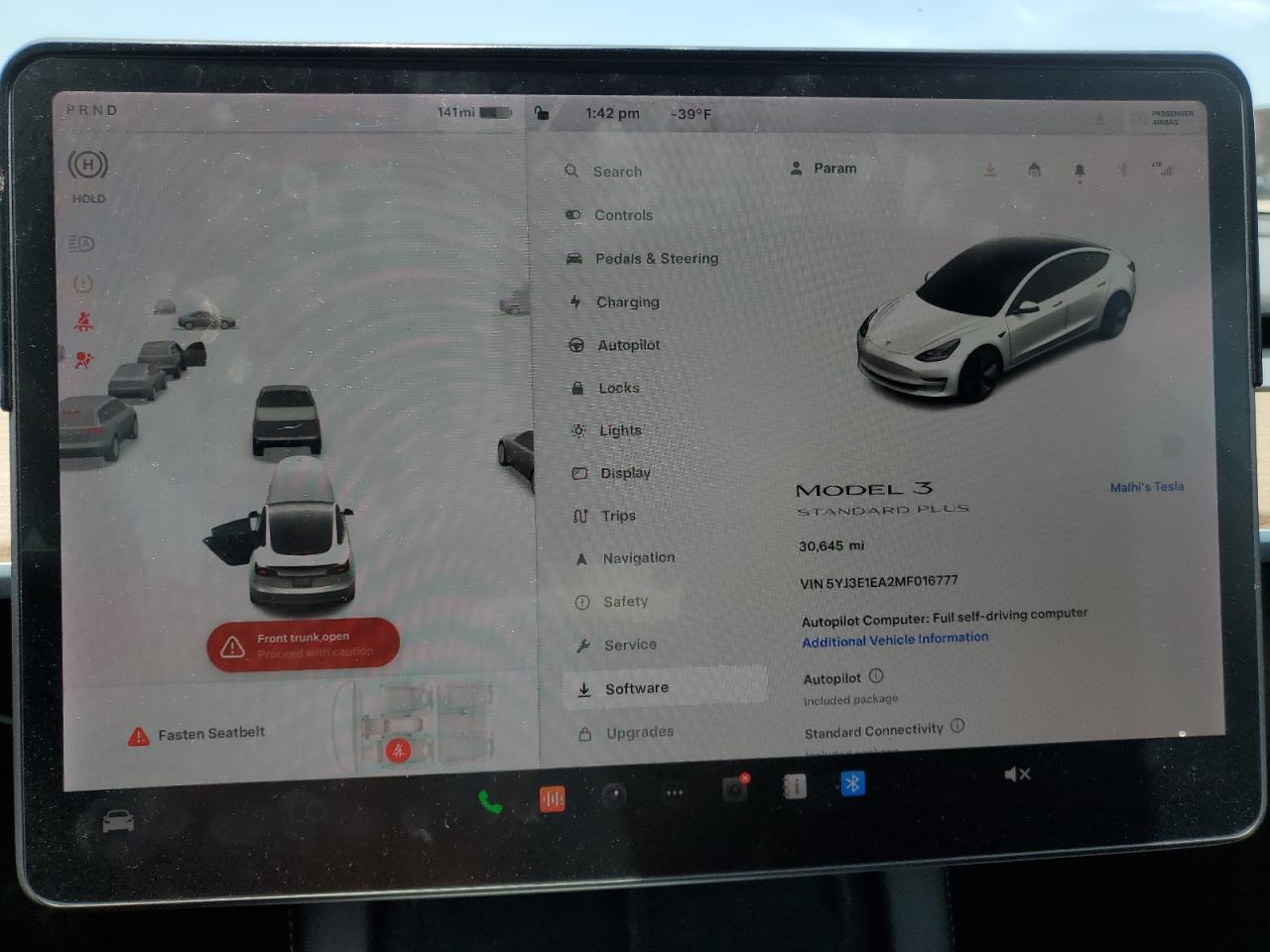 5YJ3E1EA2MF016777 2021 Tesla Model 3