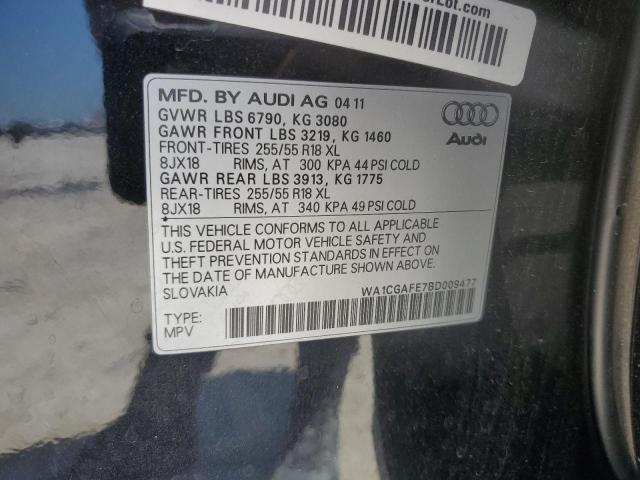 2011 Audi Q7 Premium VIN: WA1CGAFE7BD009477 Lot: 56324314