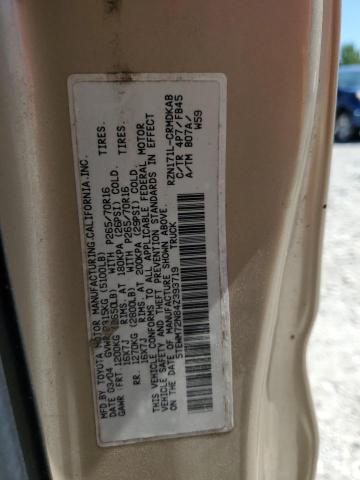 2004 Toyota Tacoma Xtracab VIN: 5TEWM72N84Z393719 Lot: 57427694