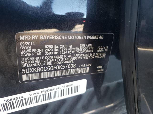 VIN 5UXKR0C50F0K57608 2015 BMW X5, Xdrive35I no.13