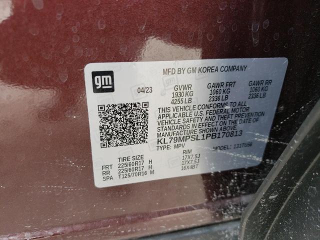 2023 CHEVROLET TRAILBLAZE - KL79MPSL1PB170813